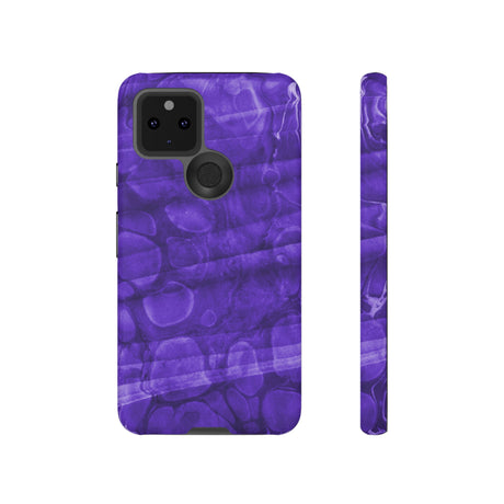 Purple Ebru Art Android Case (Protective) Google Pixel 5 5G Matte Phone Case