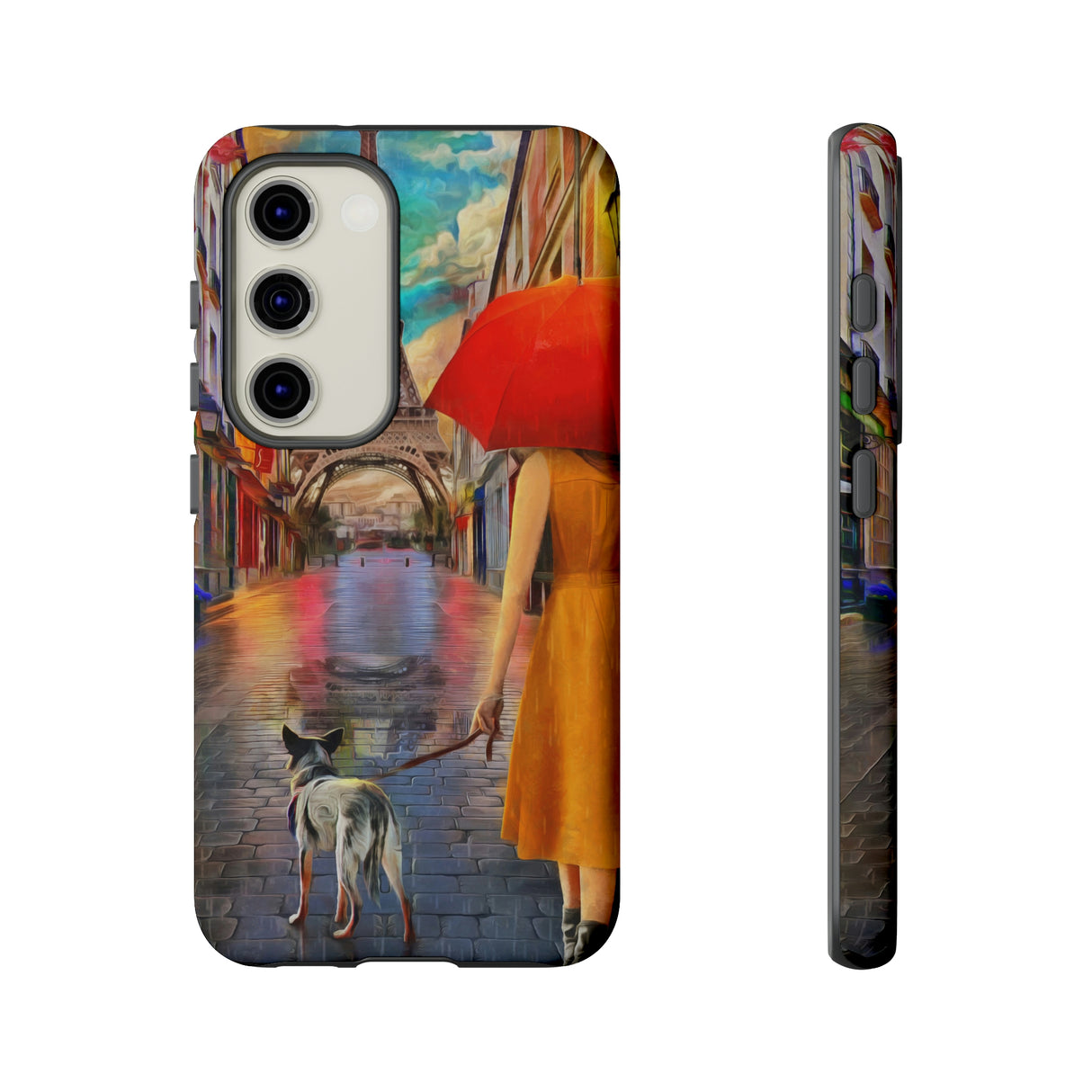 Rainy Day Paris Android Case (Protective) Samsung Galaxy S23 Matte Phone Case