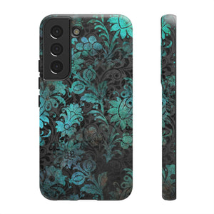 Shse Gothic Flower Samsung Case (Protective) Samsung Galaxy S22 Matte Phone Case