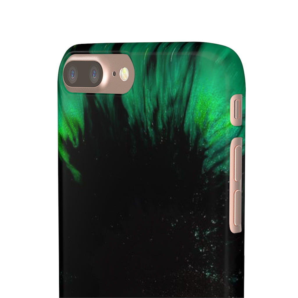 Northen Star Gaze Ink Art iPhone Case (Slim) Phone Case