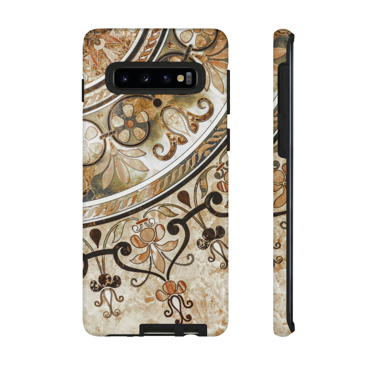 Mosaic Tiles Android Case (Protective) Samsung Galaxy S10 Glossy Phone Case