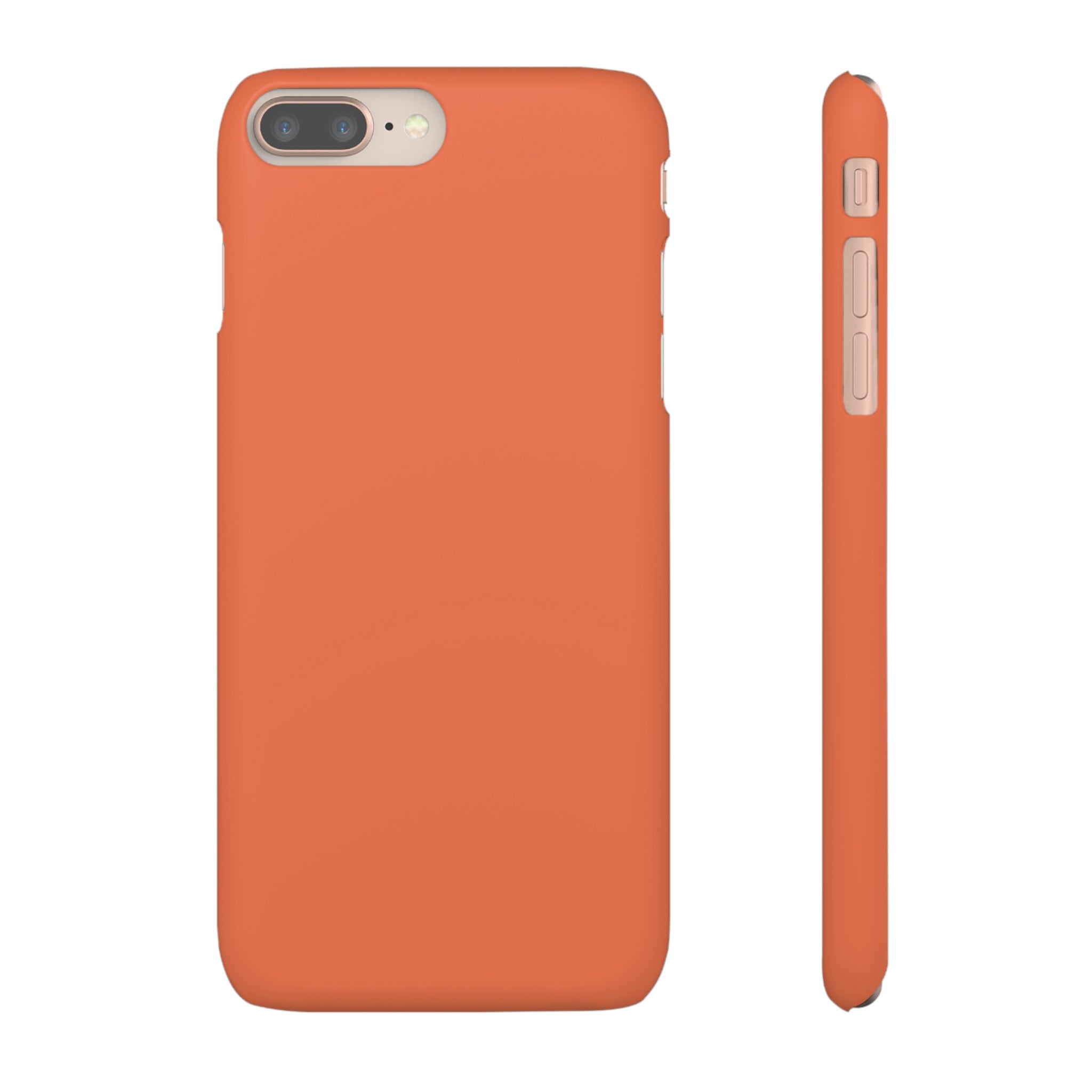 Burnt Sienna iPhone Case (Slim) iPhone 8 Plus Matte Phone Case