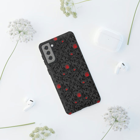 Angerunge Gothic Flower Samsung Case (Protective) Phone Case