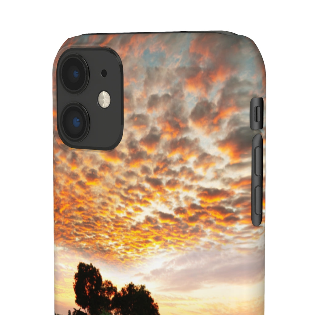 Sunset on the Tropical River Samsung/iPhone (Slim) iPhone 11 Matte Phone Case