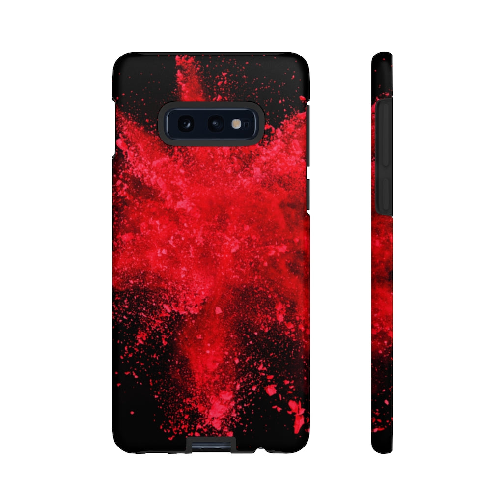 Red Explosion Andriod Case (Protective) Samsung Galaxy S10E Matte Phone Case