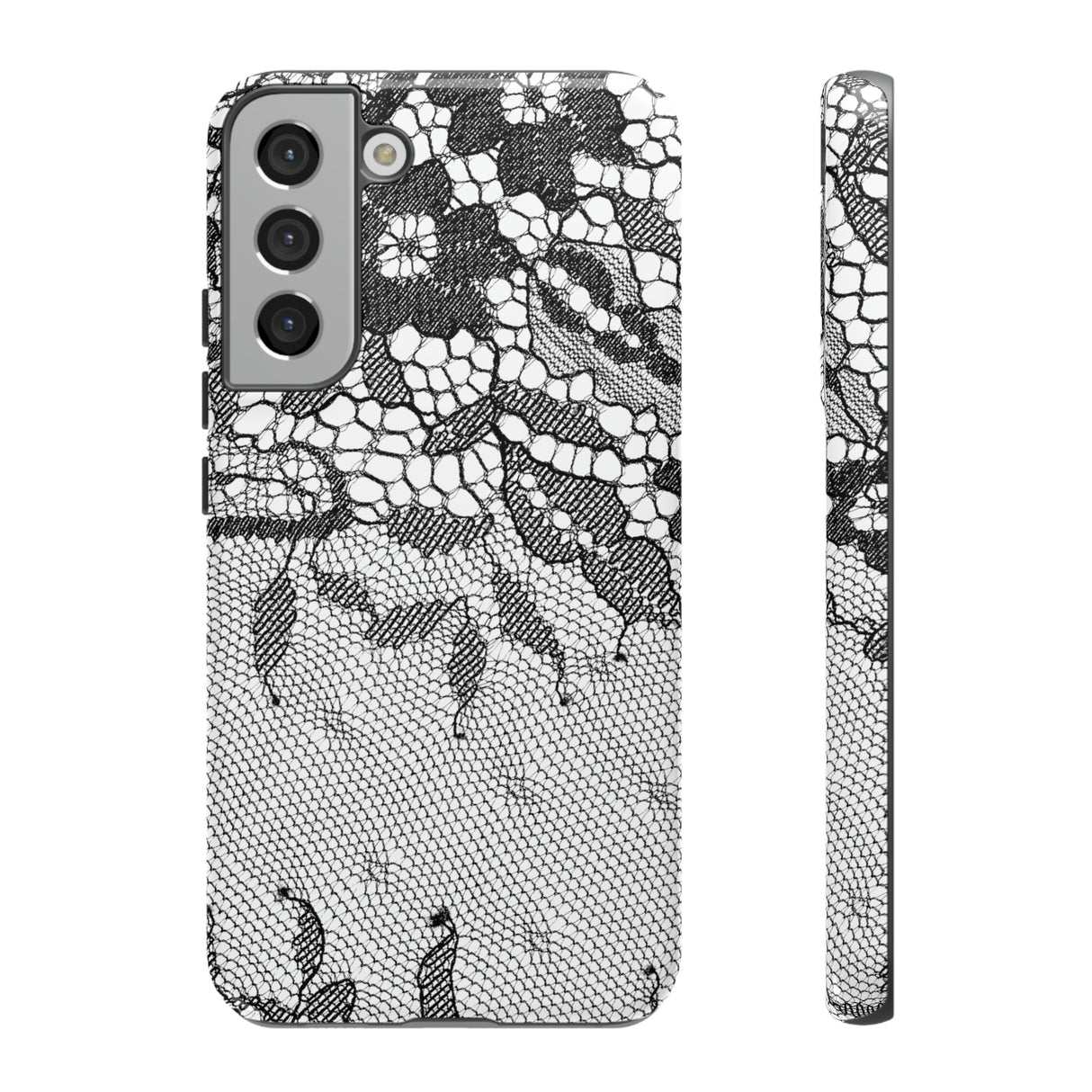 Roconda Gothic Flower Samsung Case (Protective) Samsung Galaxy S22 Plus Glossy Phone Case