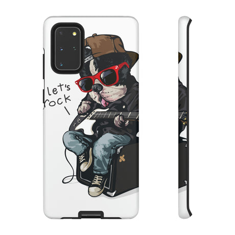 Rock n Roll Dog Android Case (Protective) Samsung Galaxy S20+ Matte Phone Case