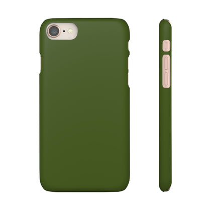 Dark Moss Green iPhone Case (Slim) iPhone 8 Matte Phone Case