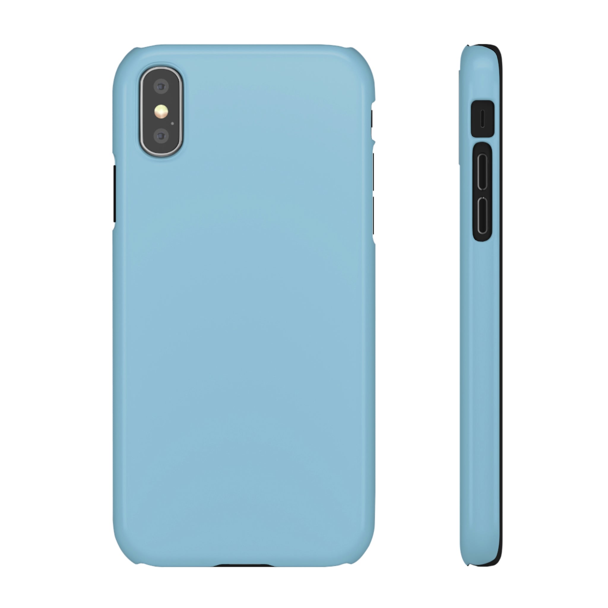 Dark Sky Blue iPhone Case (Slim) iPhone XS Glossy Phone Case