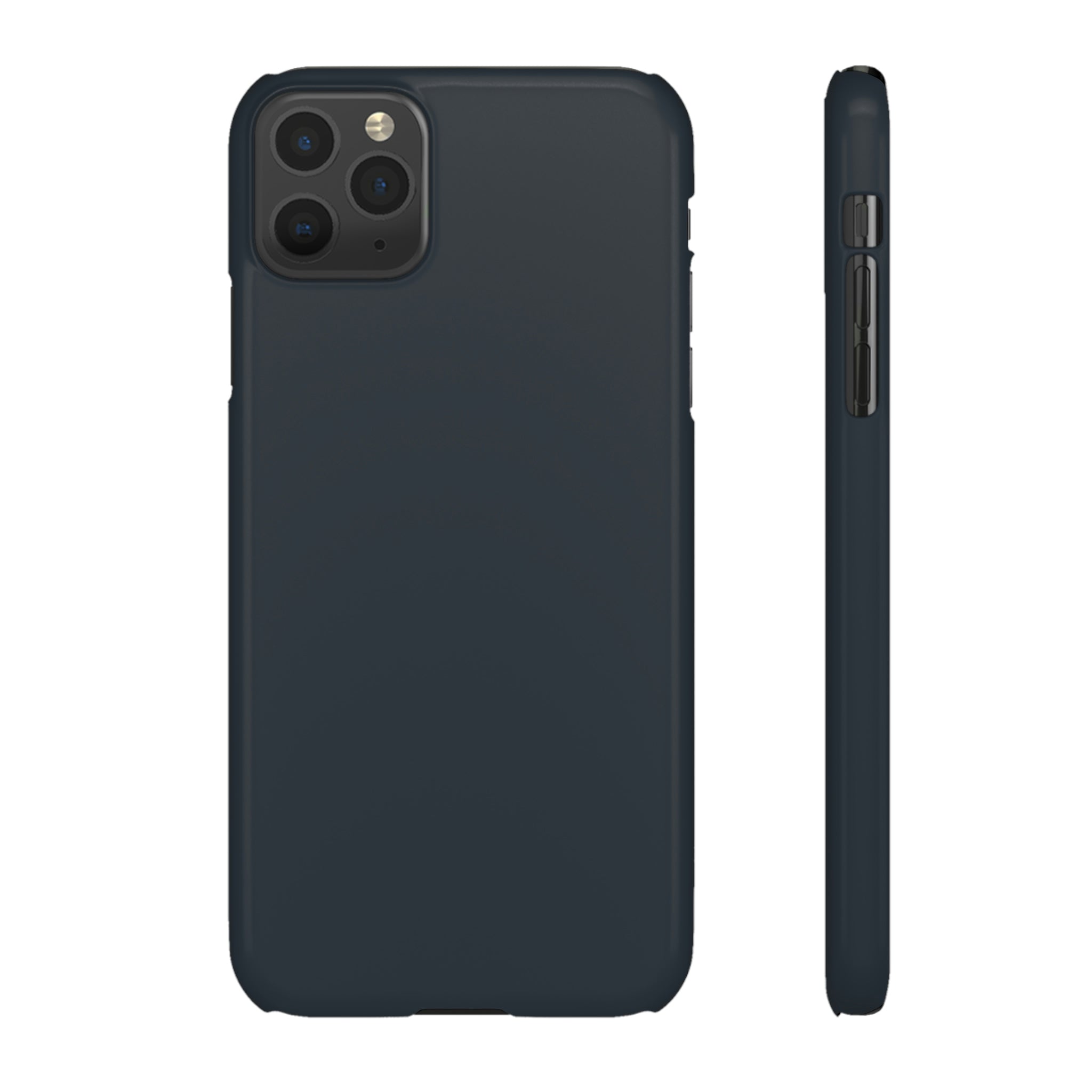 Gunmetal iPhone Case (Slim) iPhone 11 Pro Max Glossy Phone Case