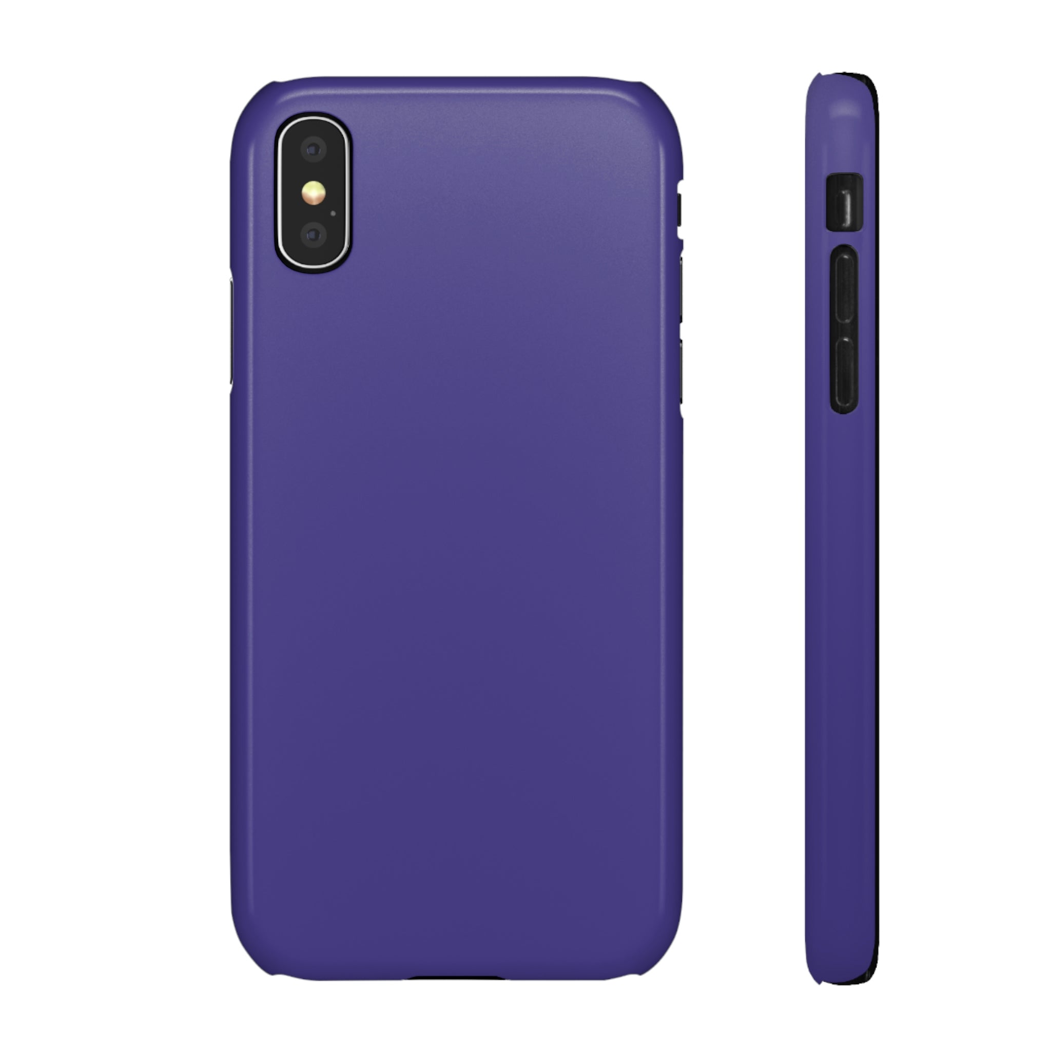 Dark Slate Blue iPhone Case (Slim) iPhone X Glossy Phone Case