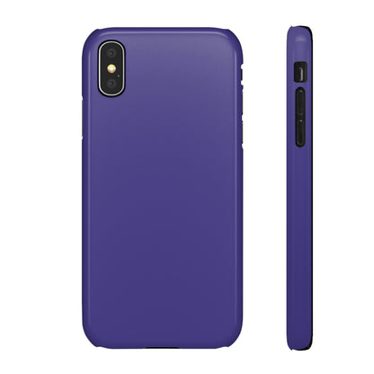 Dark Slate Blue iPhone Case (Slim) iPhone X Glossy Phone Case