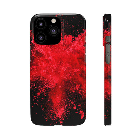 Red Explosion iPhone Case (Slim) iPhone 13 Pro Glossy Phone Case