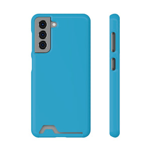 Bright Cerulean Android Case (Card) Samsung Galaxy S21 Glossy With gift packaging Phone Case