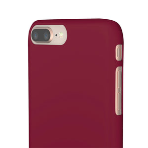 Claret Red iPhone Case (Slim) Phone Case