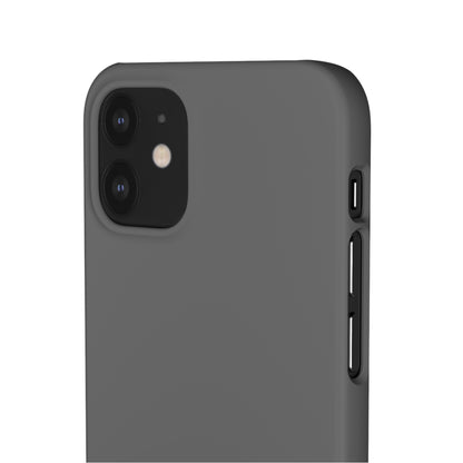 Dim Gray iPhone Case (Slim) Phone Case