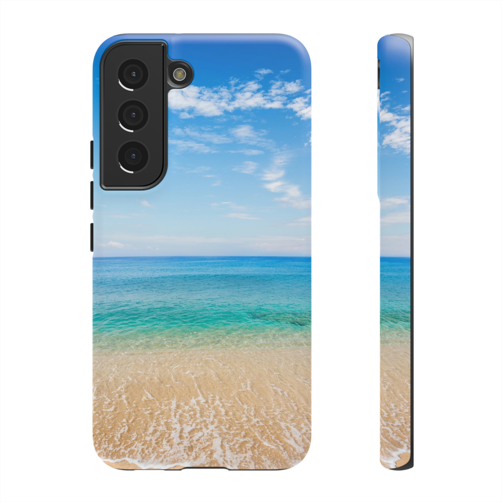 Tropical Beach Android Case (Protective) Samsung Galaxy S22 Matte Phone Case