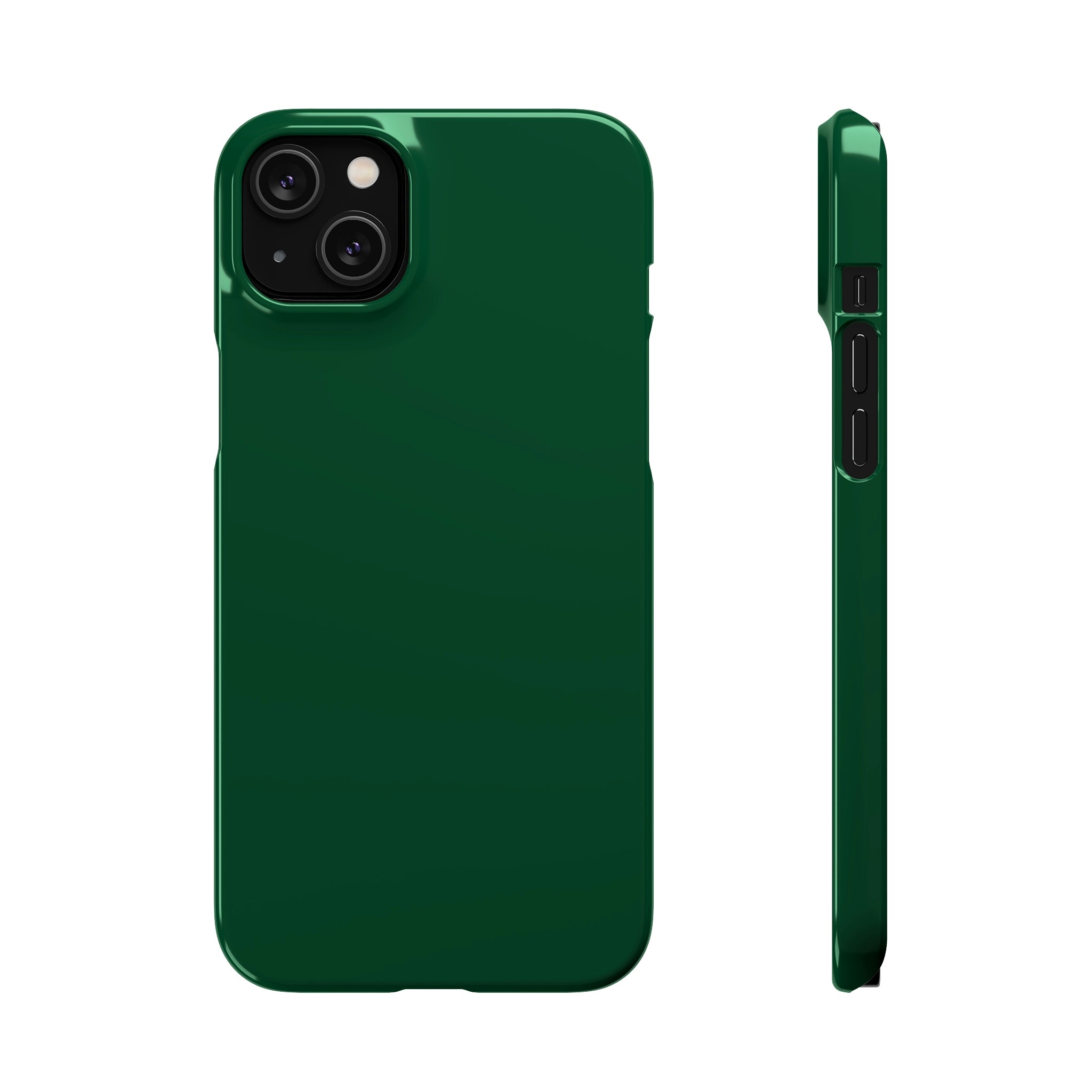 British Racing Green iPhone Case (Slim) iPhone 14 Plus Glossy Phone Case