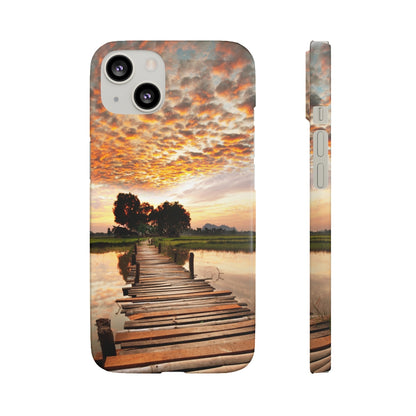 Sunset on the Tropical River Samsung/iPhone (Slim) Phone Case