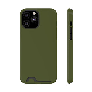 Army Green iPhone Case (Card) iPhone 13 Pro Max Glossy Without gift packaging Phone Case