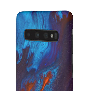 Orange Flame Ink Art Android Case (Slim) Phone Case