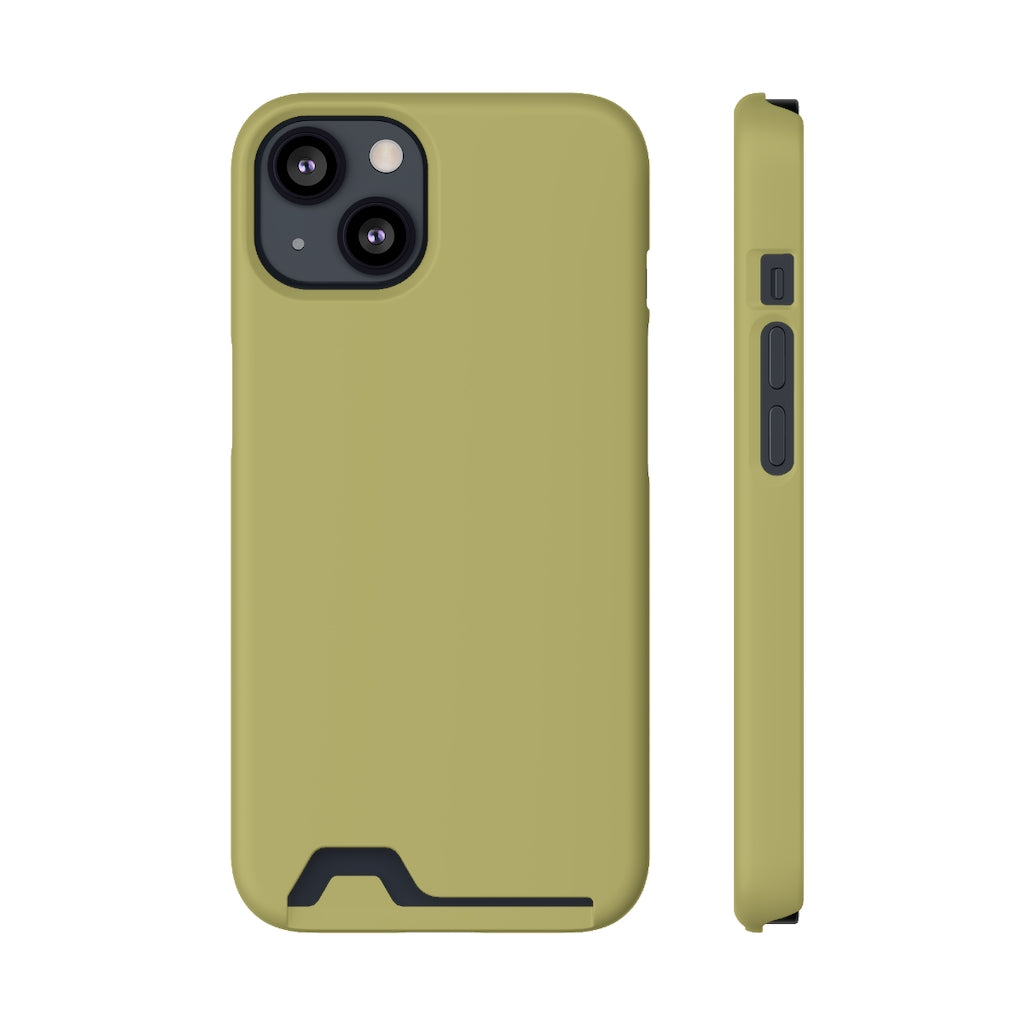 Dark Khaki iPhone Case (Card) iPhone 13 Matte Without gift packaging Phone Case