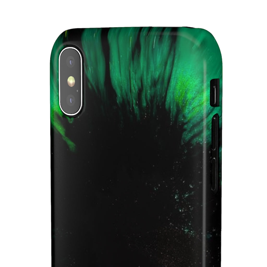 Northen Star Gaze Ink Art iPhone Case (Slim) Phone Case