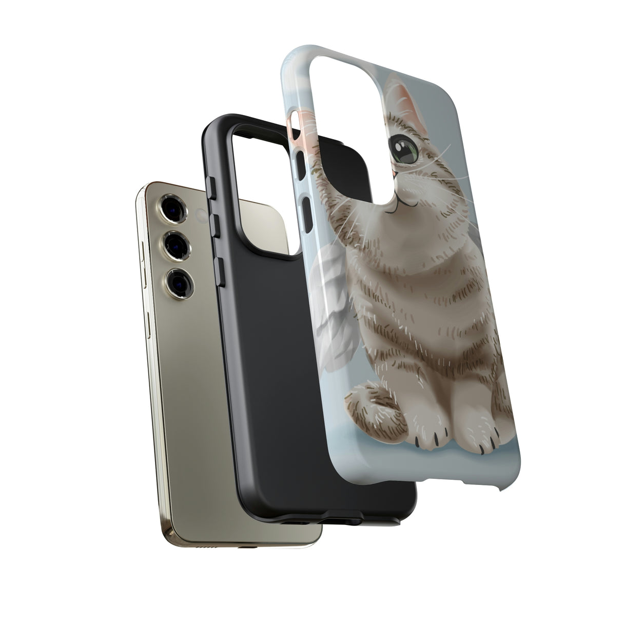 Cute Angel Cat Android Case (Protective) Phone Case