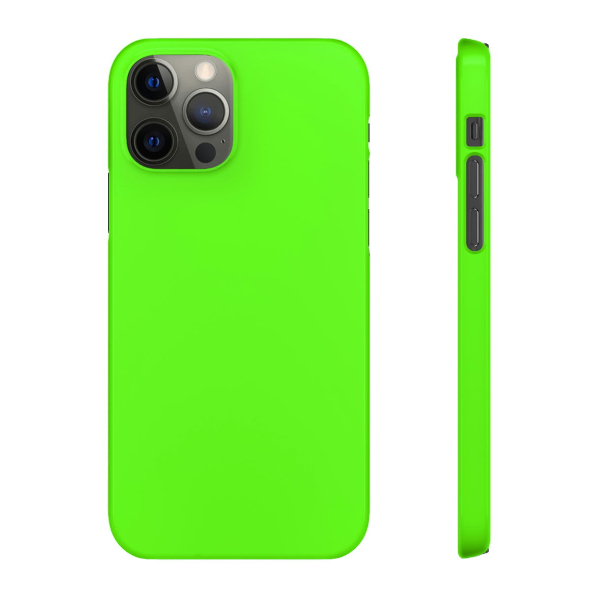 Bright Green iPhone Case (Slim) iPhone 12 Pro Glossy Phone Case