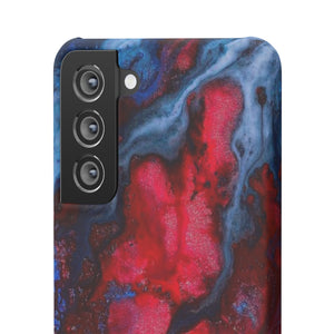 Neon Red Ink Art Android Case (Slim) Phone Case