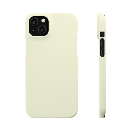 Beige iPhone Case (Slim) iPhone 14 Plus Matte Phone Case