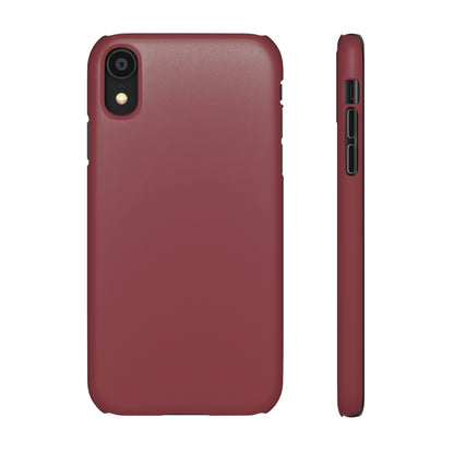 Cordovan Purple iPhone Case (Slim) iPhone XR Matte Phone Case