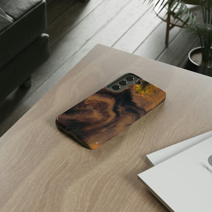 Brown Earth Ink Art Android Case (Protective) Phone Case