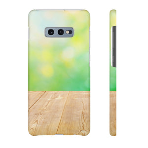 Summer Background With Wooden Pier Samsung/iPhone (Slim) Phone Case