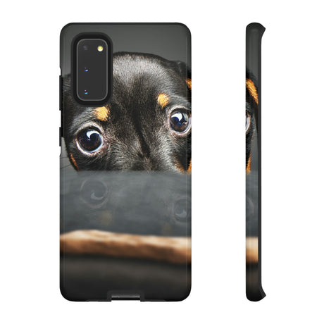 Dachshund Puppy Android Case (Protective) Samsung Galaxy S20 Glossy Phone Case