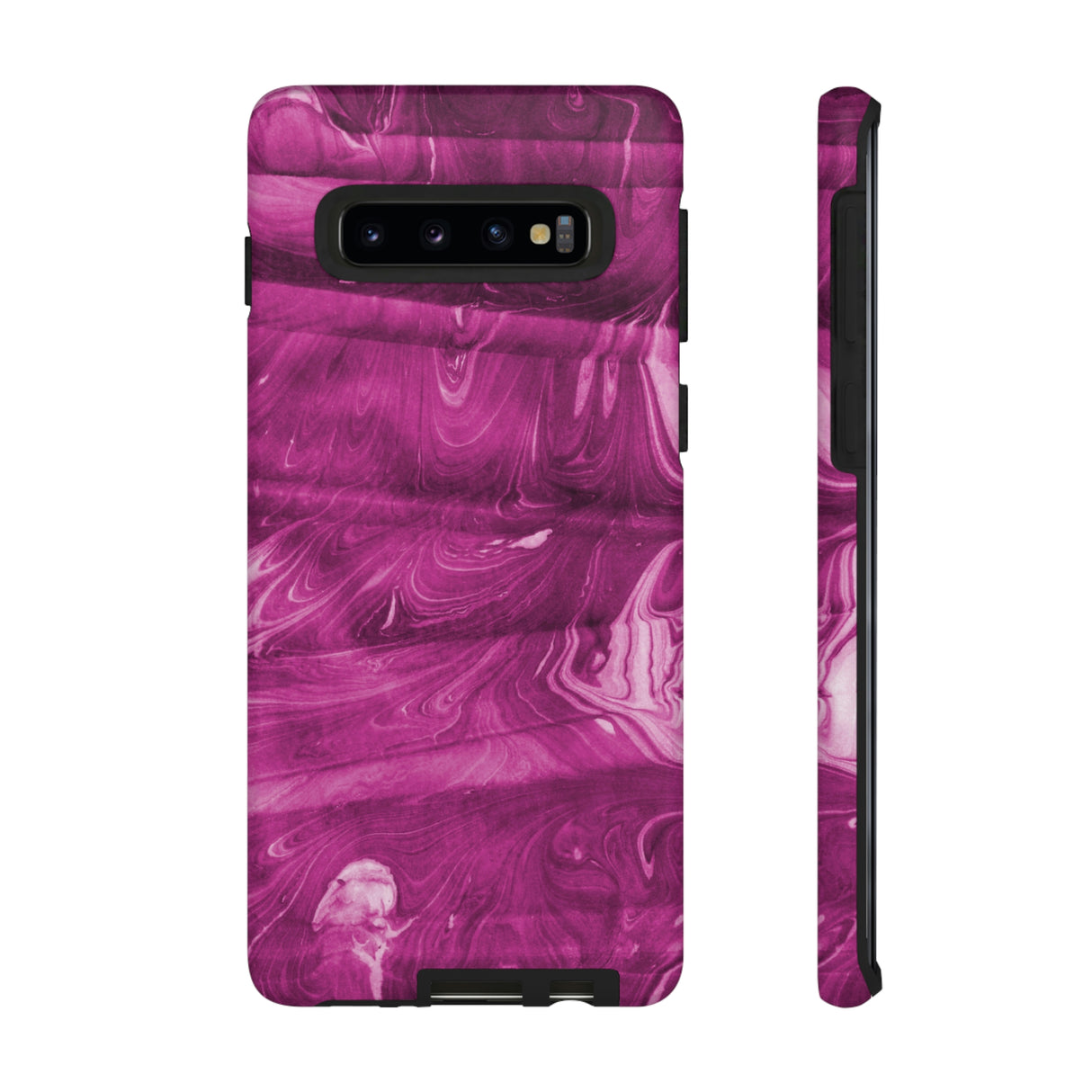 Ebru Purple Android Case (Protective) Samsung Galaxy S10 Matte Phone Case