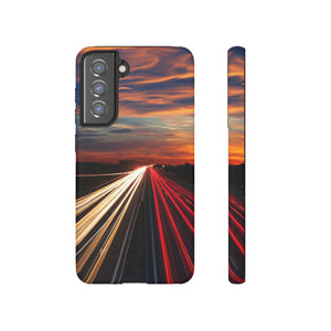 City Lights Android Case (Protective) Samsung Galaxy S21 FE Matte Phone Case