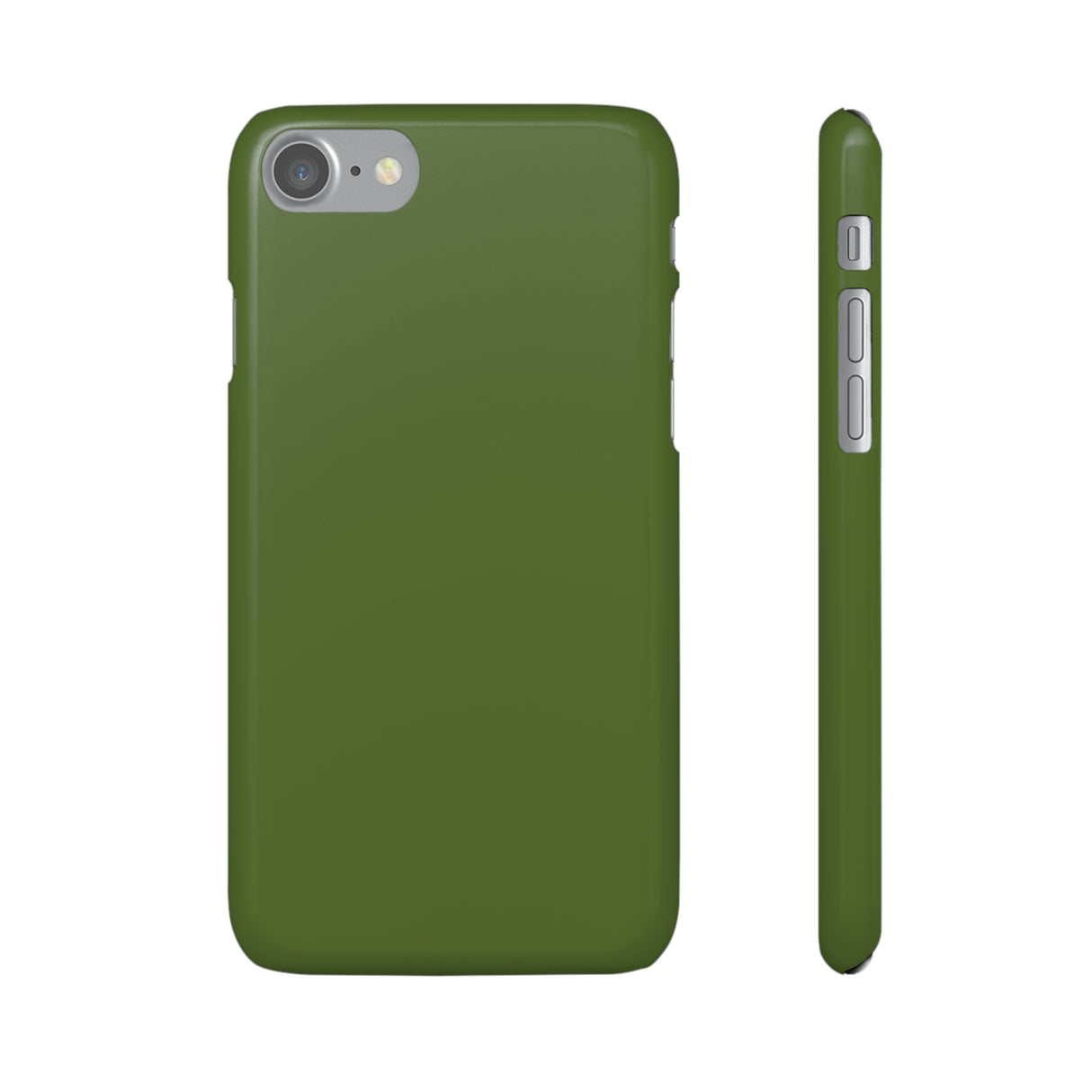 Dark Olive Green iPhone Case (Slim) iPhone 7 Glossy Phone Case