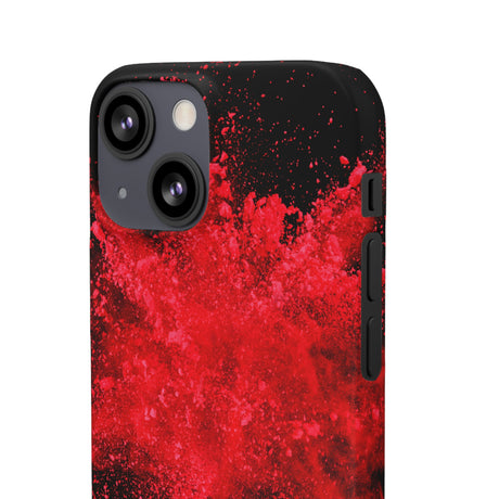 Red Explosion iPhone Case (Slim) Phone Case