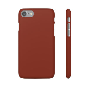 Burnt Umber iPhone Case (Slim) iPhone 7 Matte Phone Case