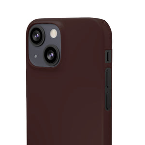 Dark Sienna Purple iPhone Case (Slim) Phone Case