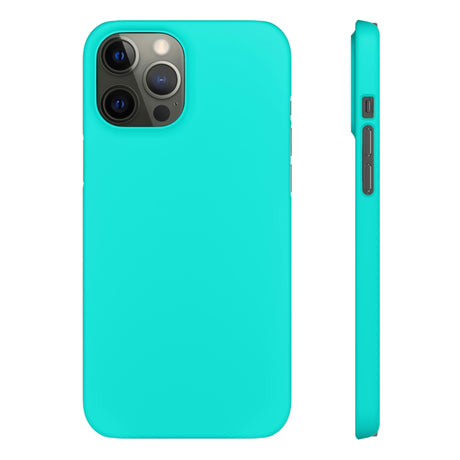 Bright Turquoise iPhone Case (Slim) iPhone 12 Pro Max Matte Phone Case