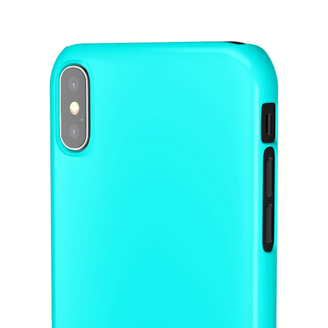 Aqua Blue iPhone Case (Slim) Phone Case