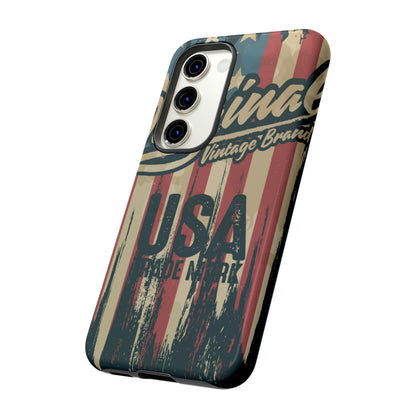 American Vintage Flag Android Case (Protective) Phone Case