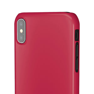 Bright Maroon iPhone Case (Slim) Phone Case