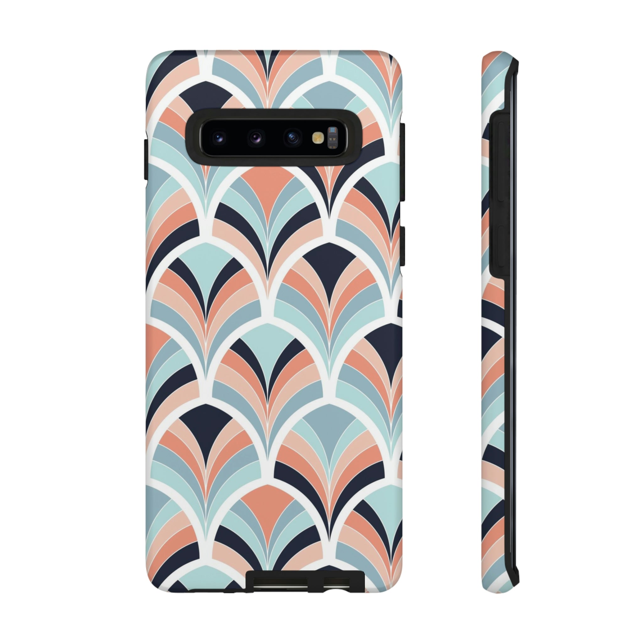 Baby blue Retro Samsung Case (Protective) Samsung Galaxy S10 Matte Phone Case