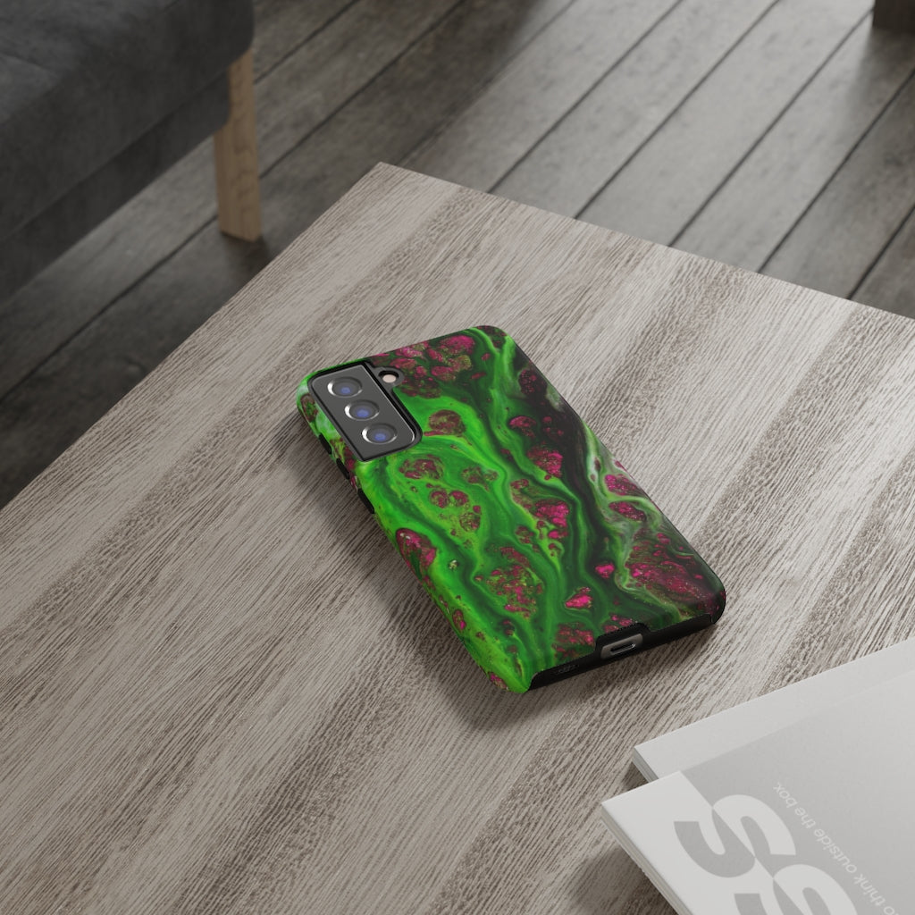 Toxic Green Ink Art Android Case (Protective) Phone Case