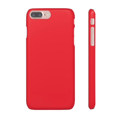 Imperial Red iPhone Case (Slim) iPhone 7 Plus Glossy Phone Case