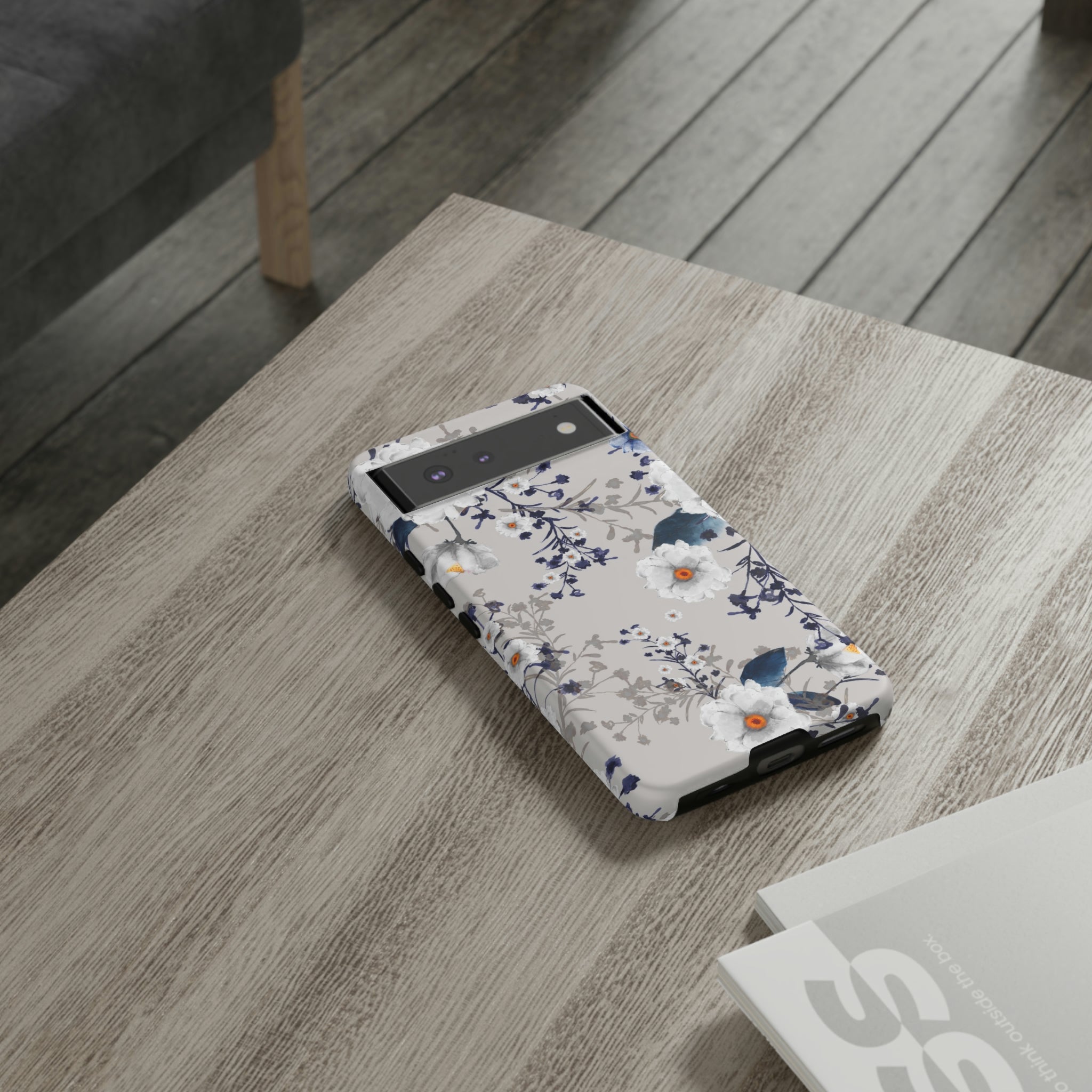 Blue Summerflowers Android Case (Protective) Phone Case