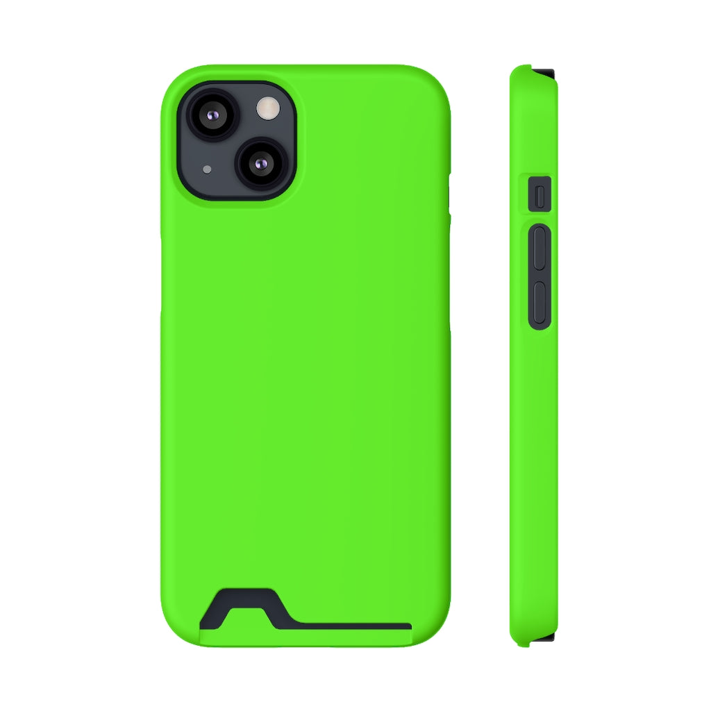 Bright Green iPhone Case (Card) iPhone 13 Matte With gift packaging Phone Case